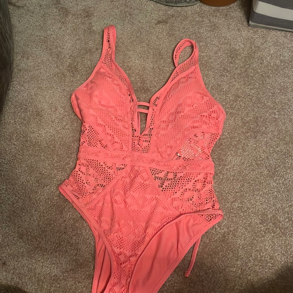 Becca swim color play one piece swimsuit